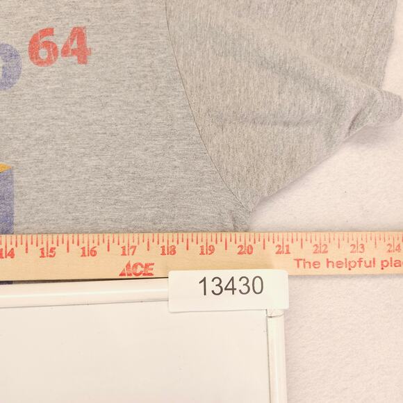 Nintendo 64 Crew Neck Graphic Short Sleeve T Shirt Adult Mens Size Medium M Gray - Picture 6 of 9